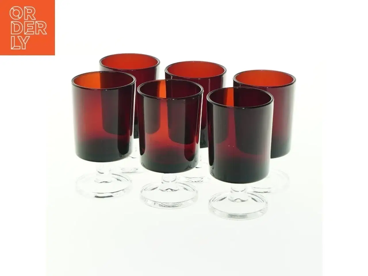 Billede 1 - Rødvinsglas (str. H 7 cm ø 4 cm)