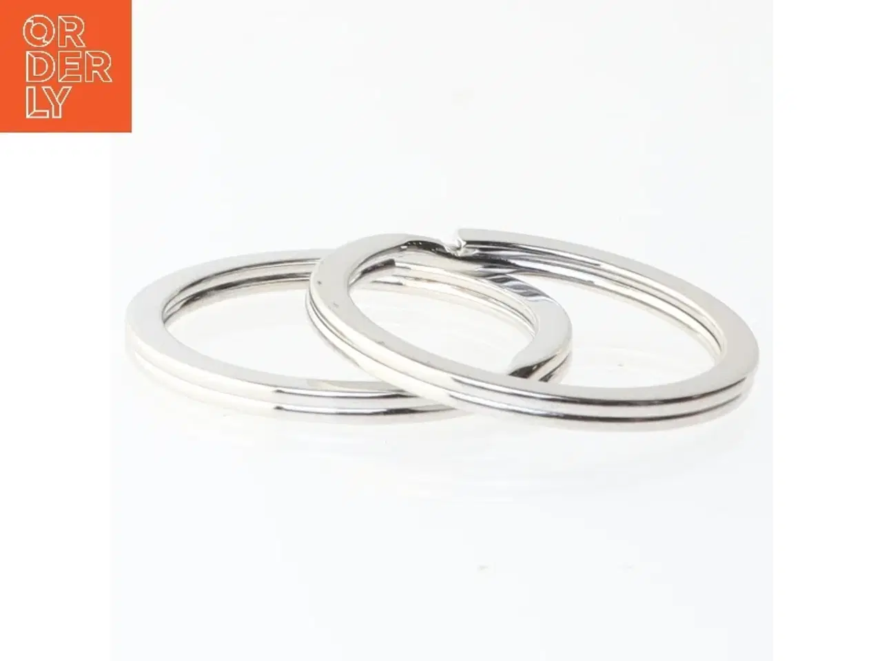 Billede 2 - Nøgleringe i metal (str. Ø 3,5 cm)