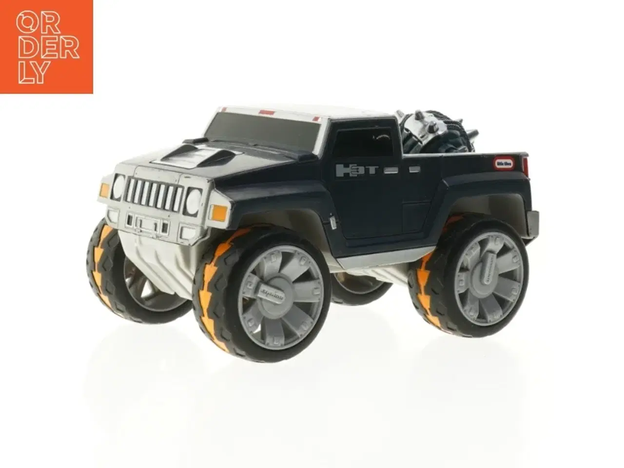 Billede 1 - Legetøjsbil med Snørebånd fra Little Tikes (str. 22x12,5 cm)