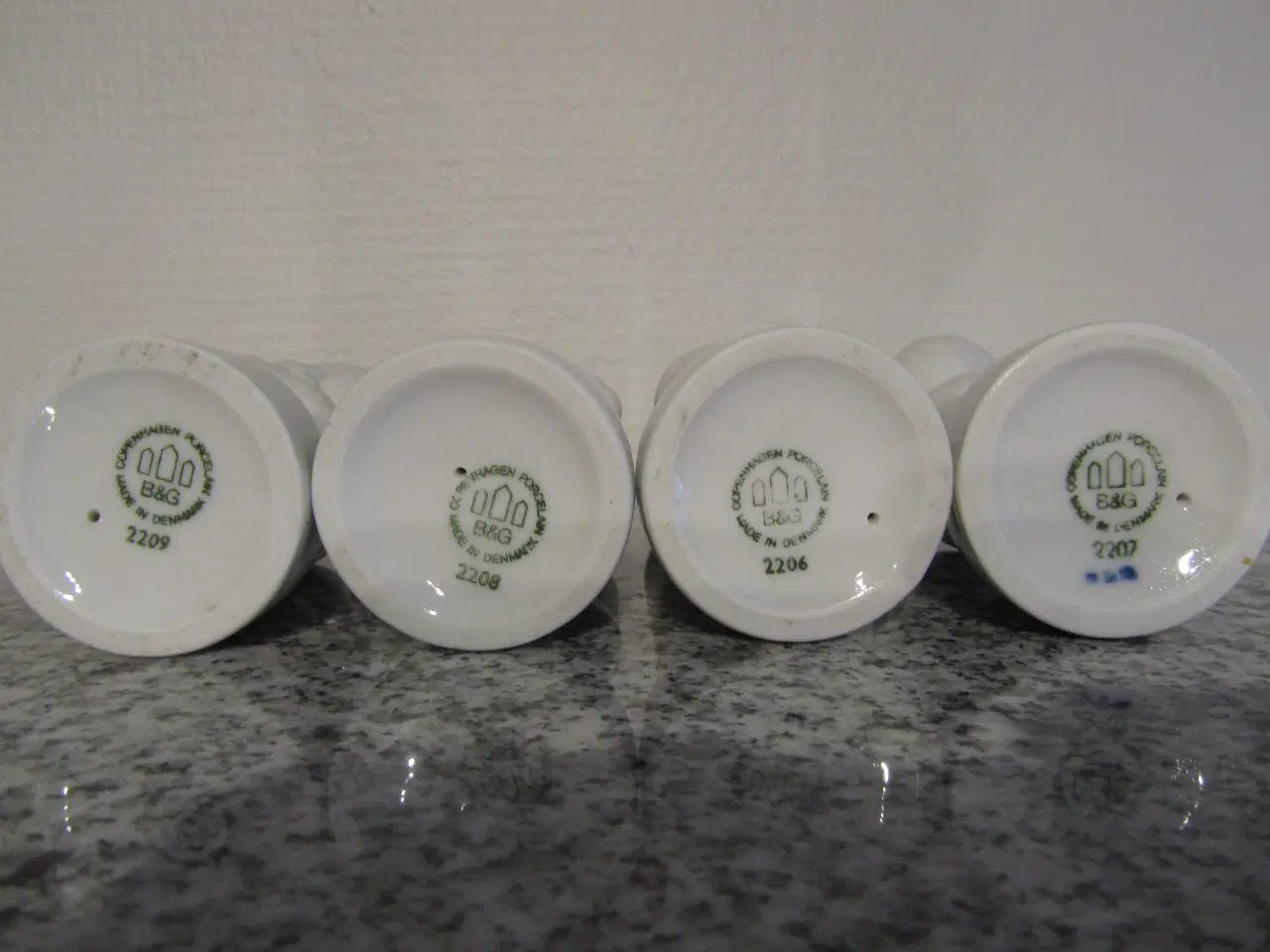 Billede 4 - 4 stk B&G baby porcelænsfigurer