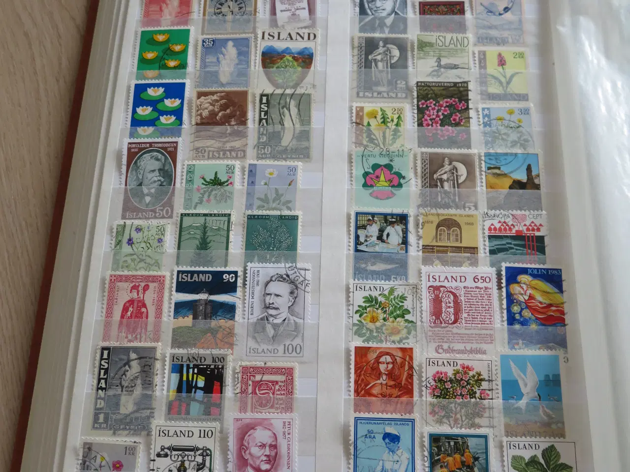 Billede 1 - Island, 142 forskellige frimærker