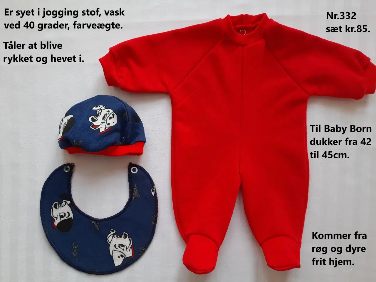 Billede 9 - Babyborn, kjole og trusse, sparkedragt, joggingsæt