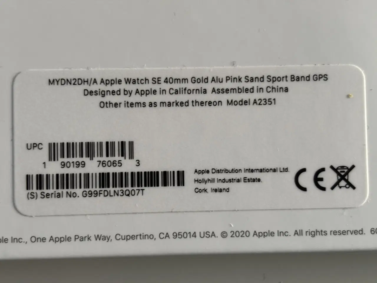 Billede 5 - Apple Watch SE 40 mm