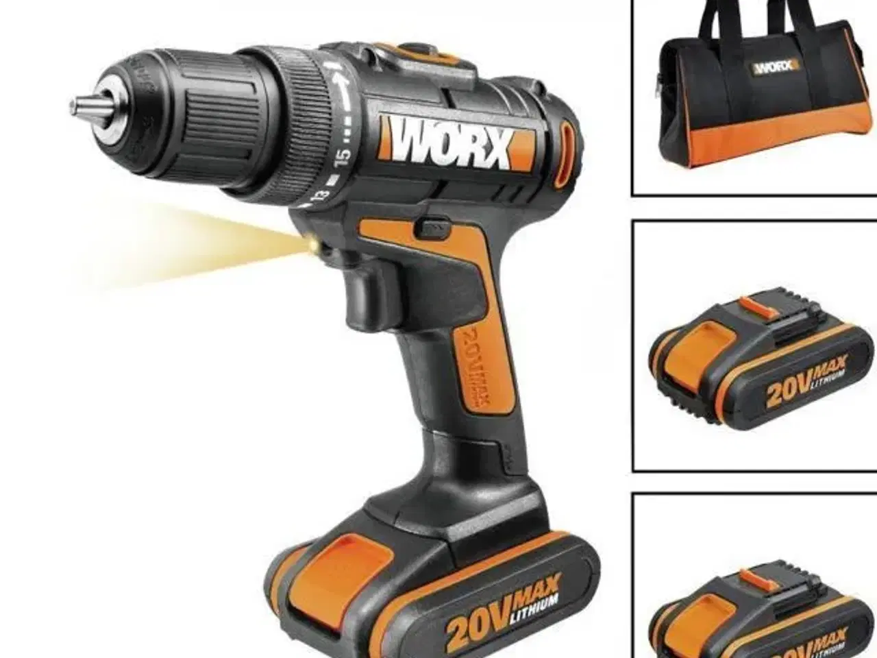 Billede 3 - WORX-WX170 Trådløs Bore- og Skruemaskine