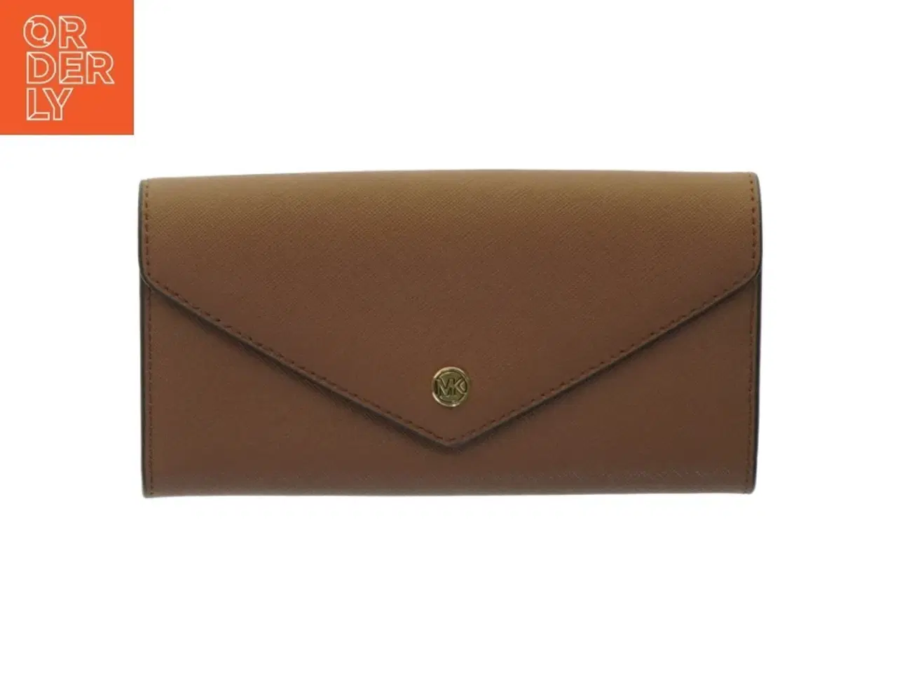 Billede 1 - Cognacfarvet dame læderpung Jet Set fra Michael Kors (str. 19x10 cm)