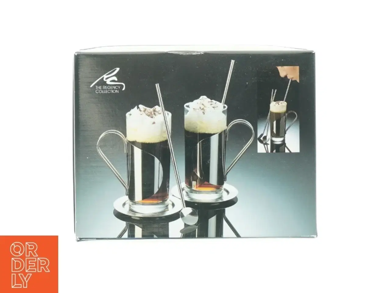 Billede 2 - Irish Coffee sæt fra Danish Steel House (str. 13,5 x, 6 cm)