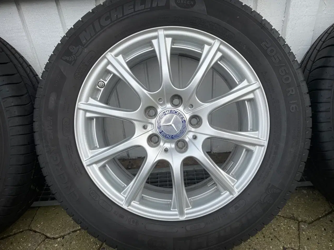 Billede 2 - 4 styk alufælge original MB + Michelin sommerdæk 