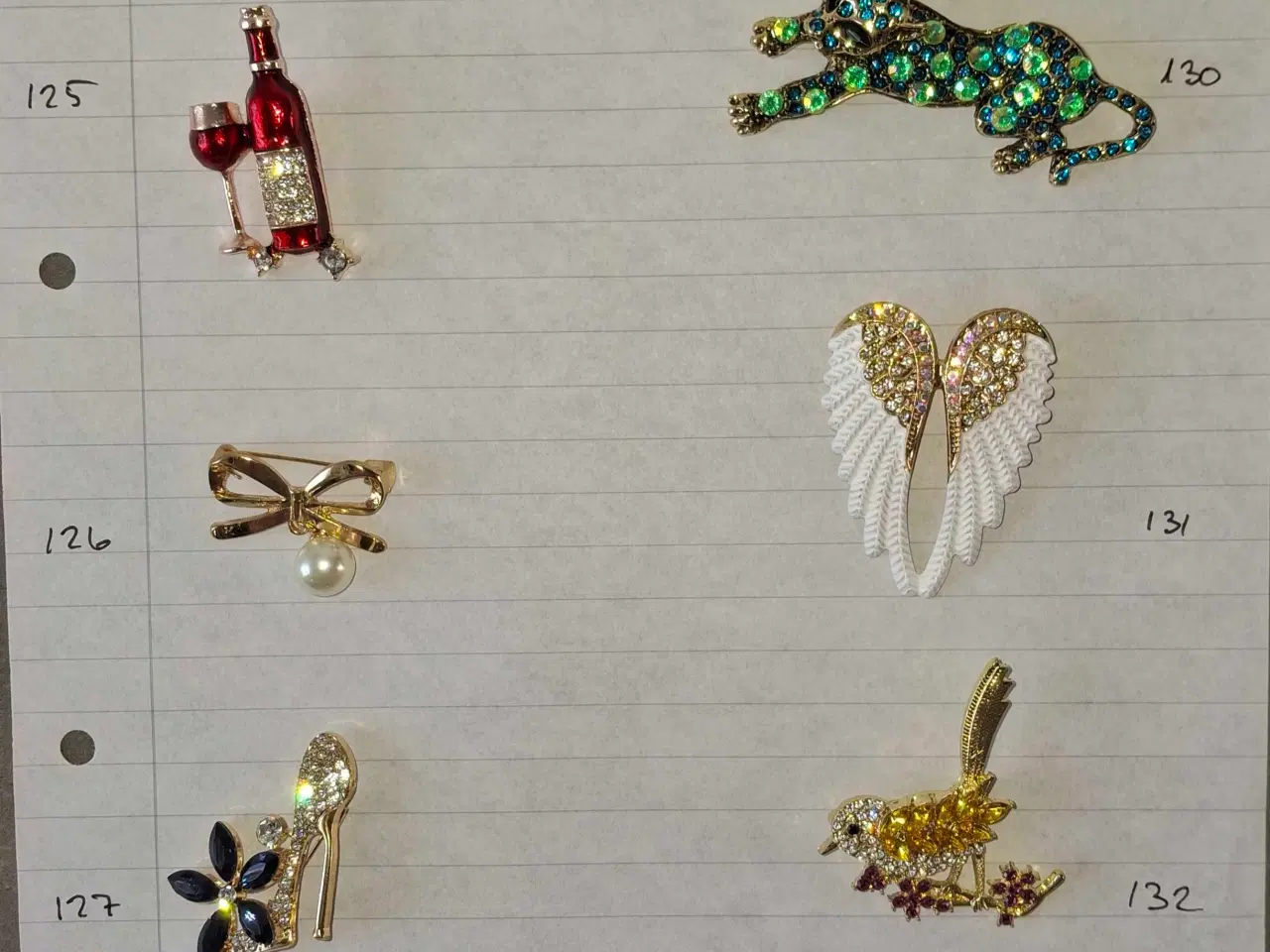 Billede 13 - Brocher med rhinsten