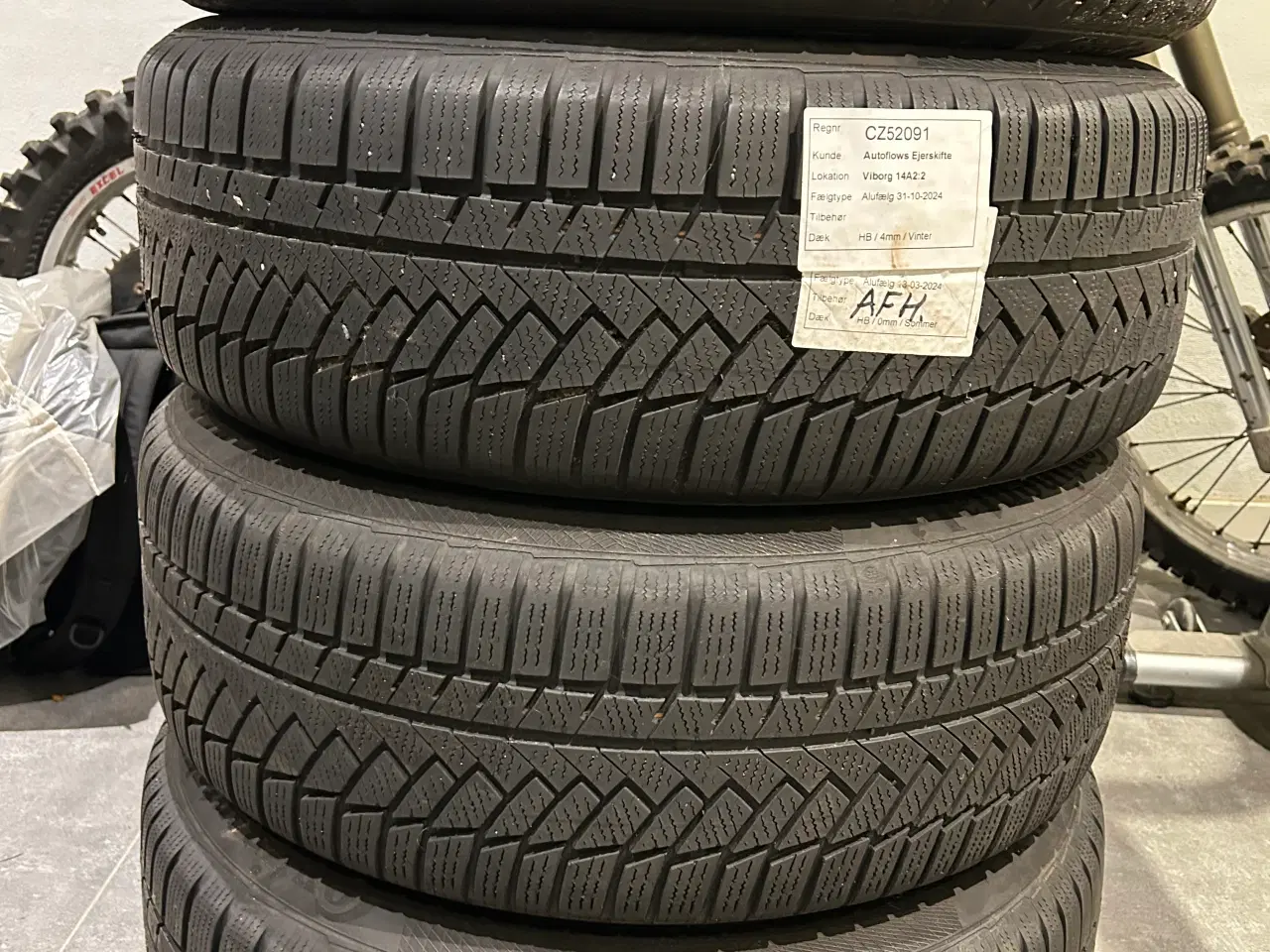 Billede 2 - Volvo Originale 19” Alufælge med Continental dæk