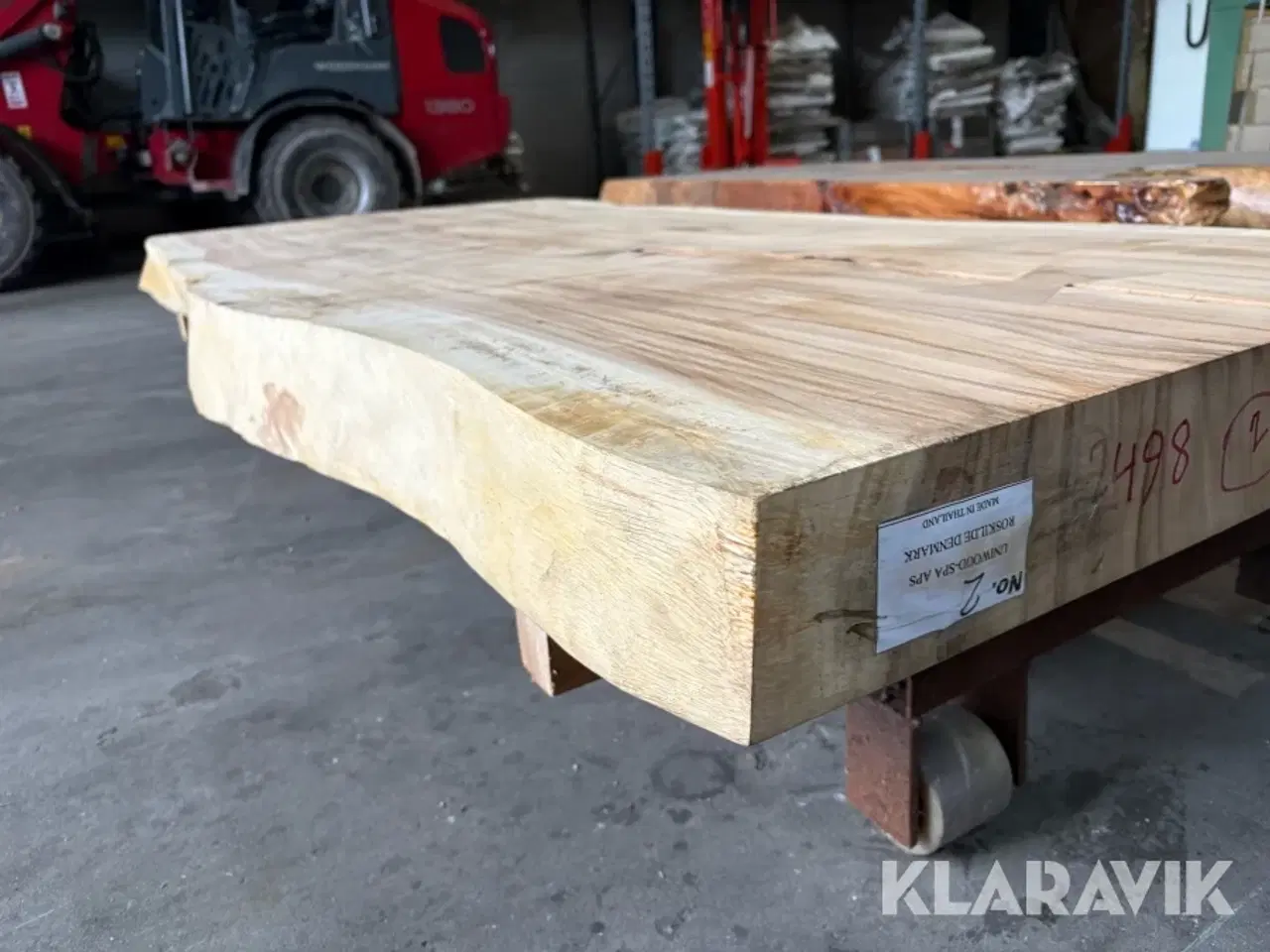 Billede 10 - Planke bordplade Akacie Ubehandlet 1 hel planke