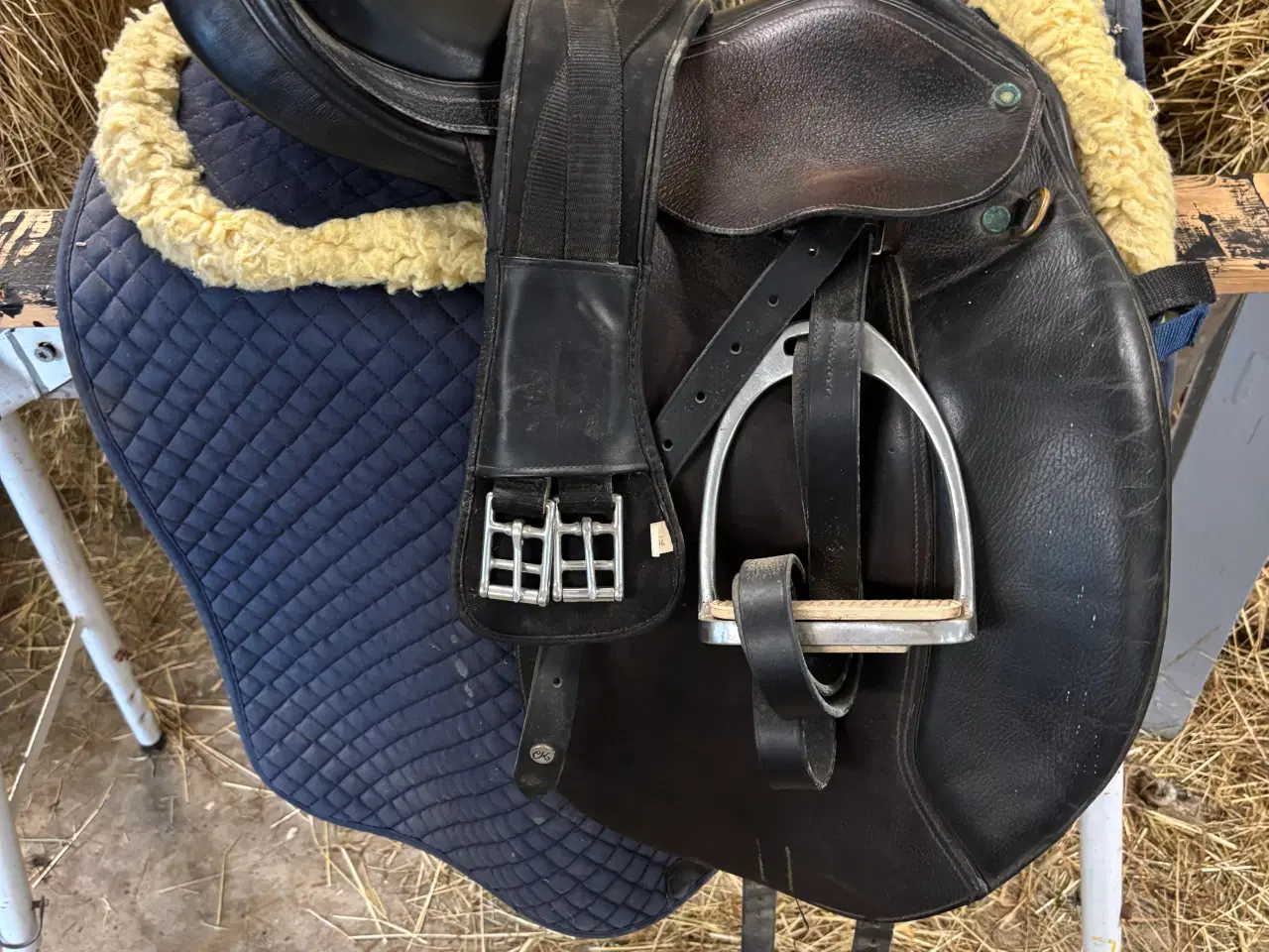Billede 2 - 17” dressur sadel, samt trense str. full