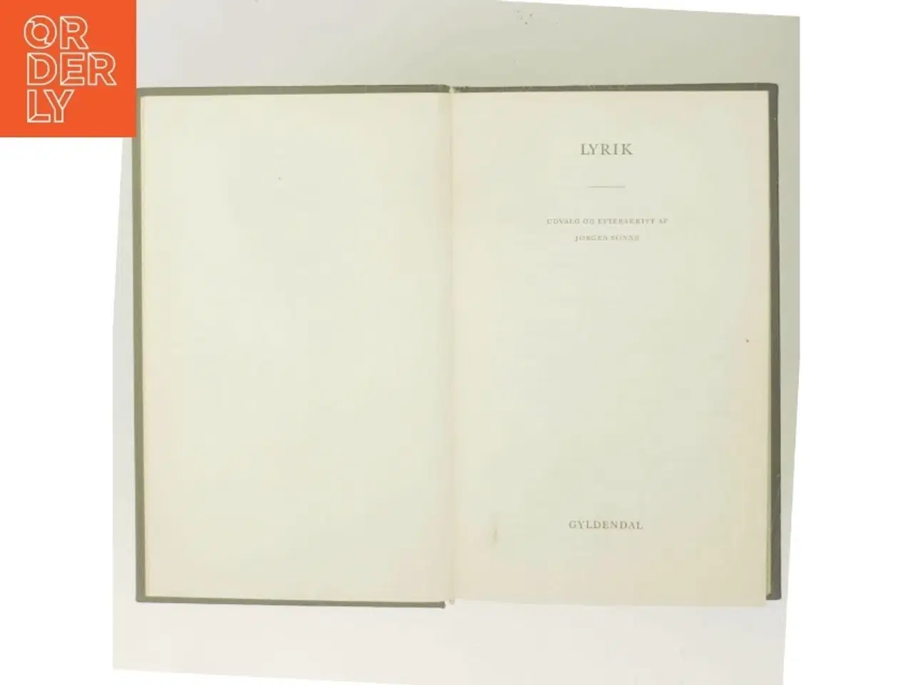 Billede 3 - Lyrik af Jørgen Sonne (Bog)