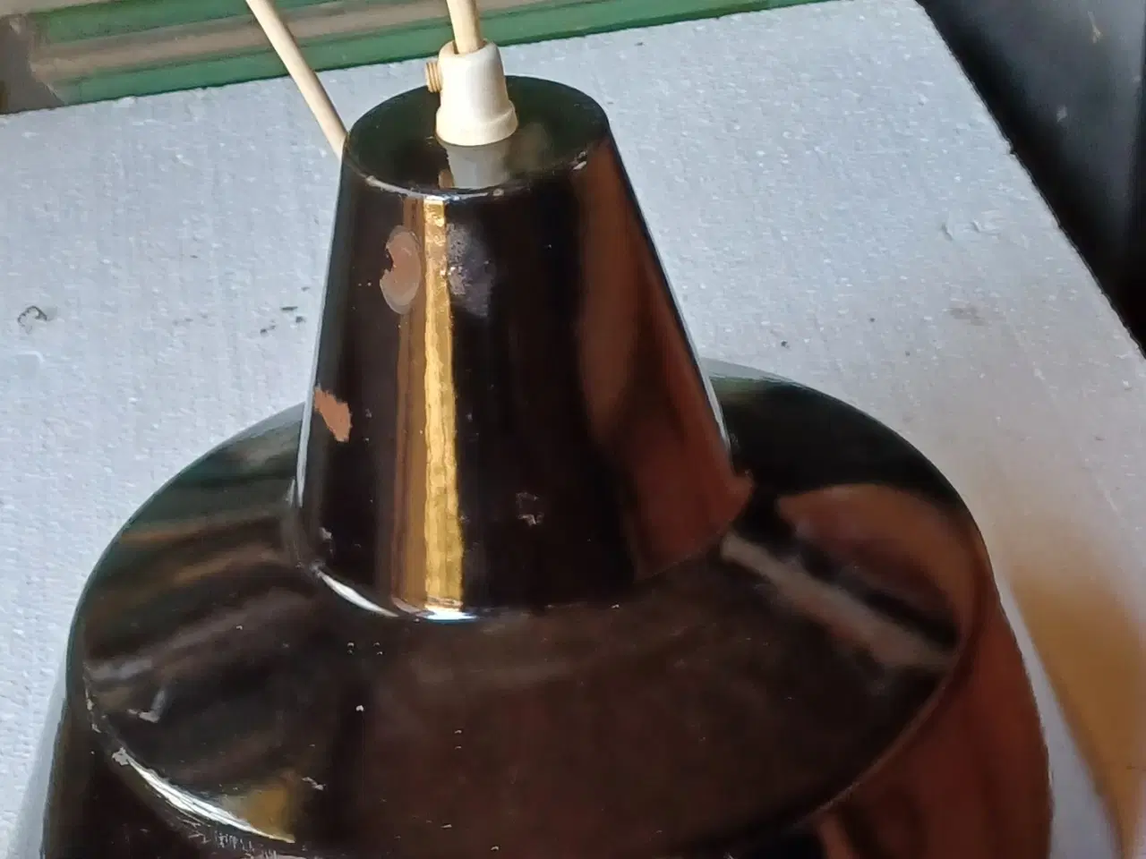 Billede 1 - Værkstedlampe, retro.