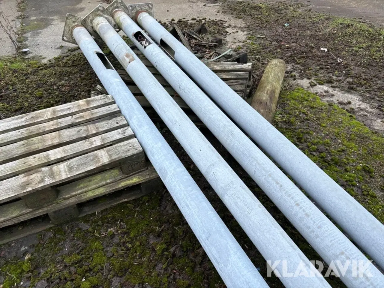 Billede 10 - Lygtepæles pæle - 4 styk