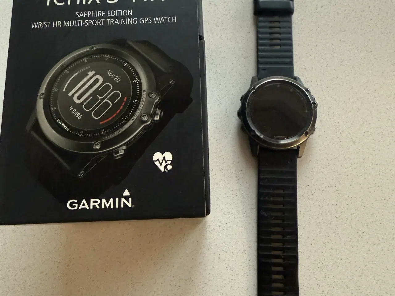 Billede 3 - Garmin 3 HR Sapphire 