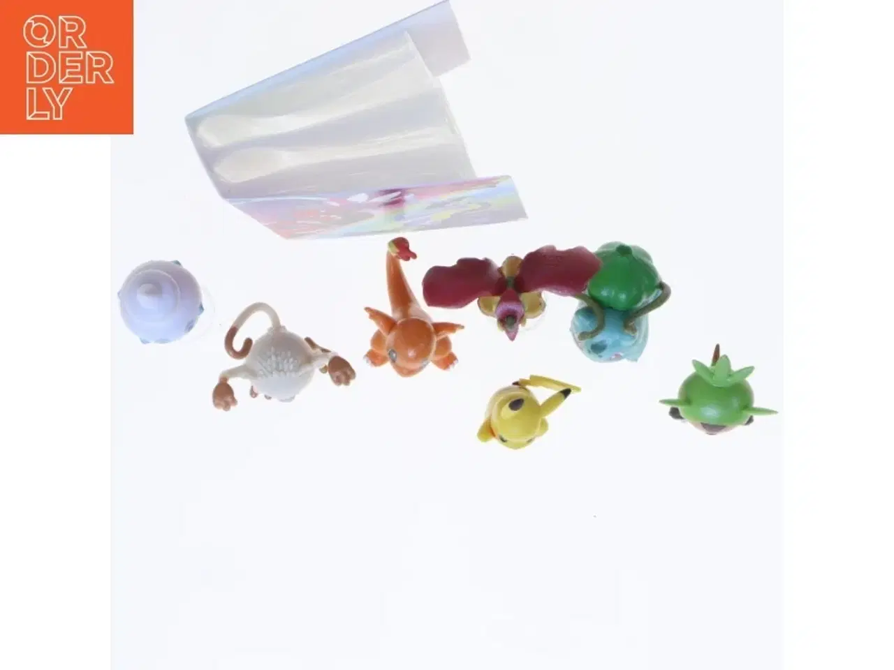 Billede 2 - Pokémon figursæt med kortmappe fra Pokémon (str. 4-6 cm. 7. styk)