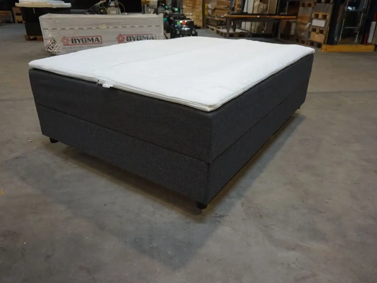 Billede 4 - Nordisk Fjer B110 opbevaringsseng 140x200 cm Med latex topmadras