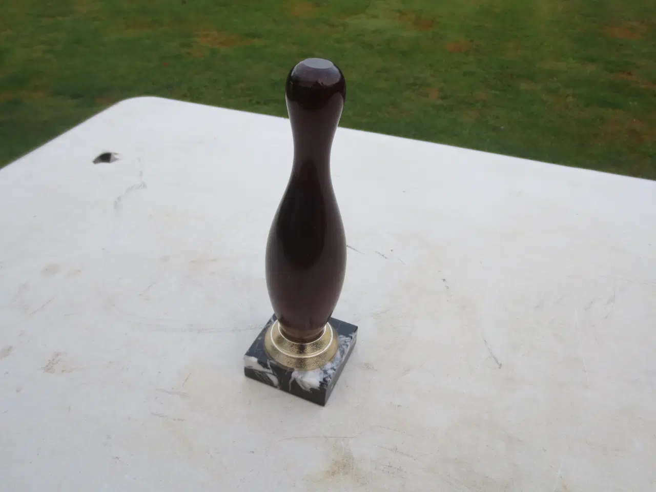 Billede 1 - 1 stk Bowling Kegle Pokal Højde 25 cm 