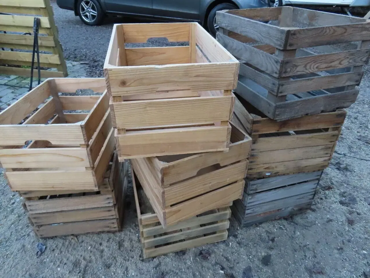 Billede 4 - 8 stk. frugtkasser til dekoration