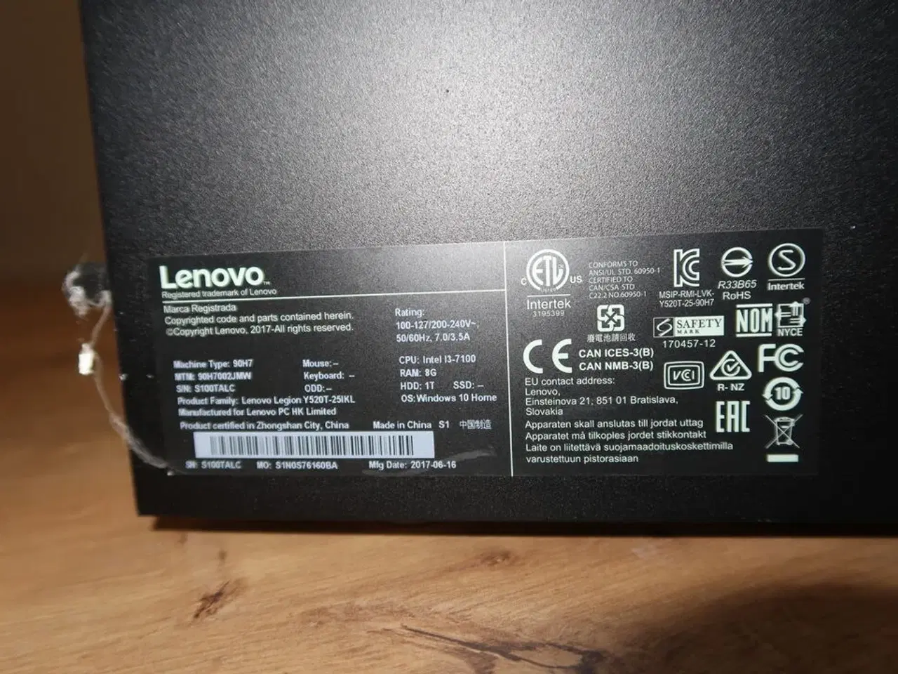 Billede 3 - Computer LENOVO 90H7