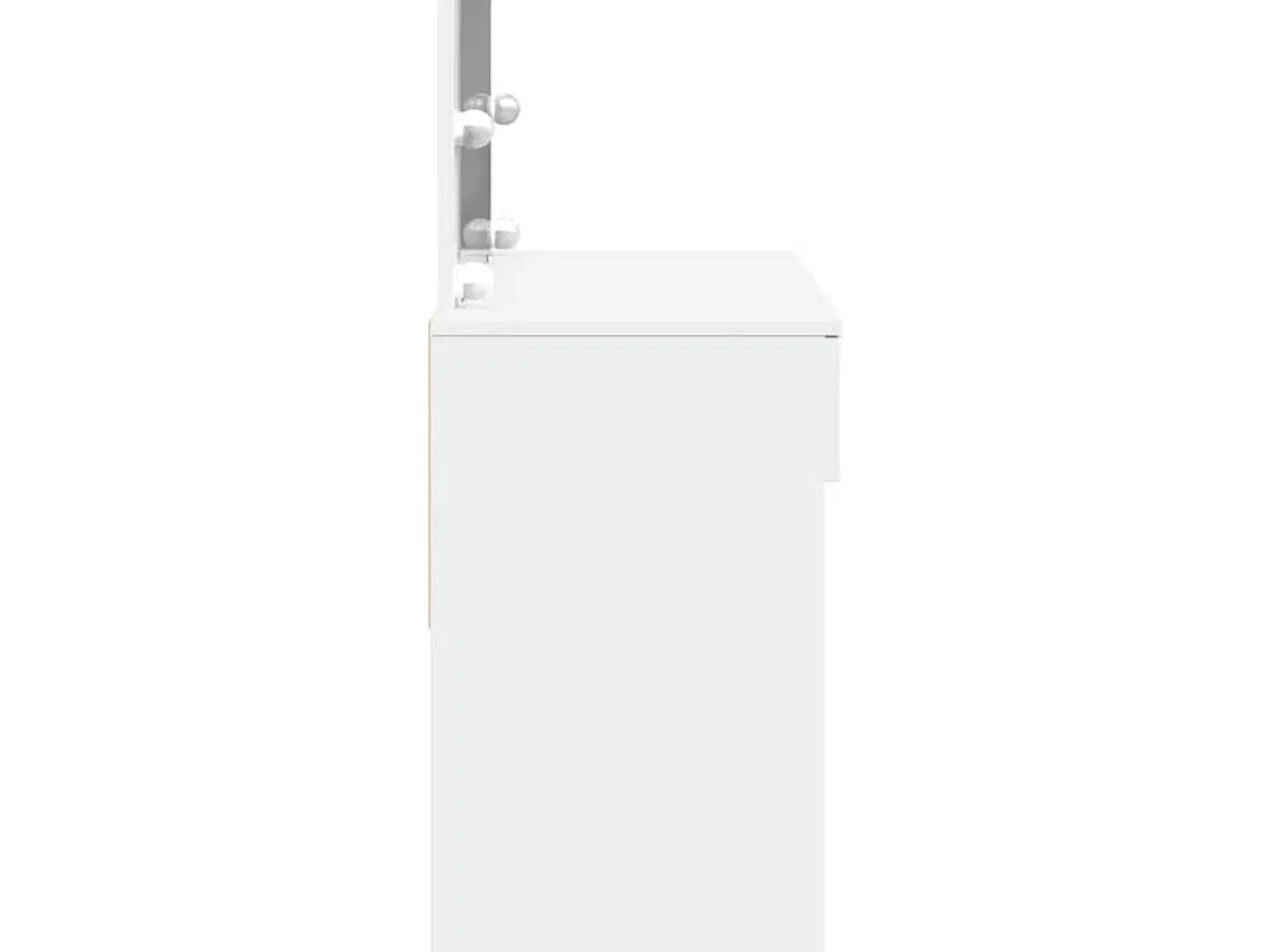 Billede 6 - Makeupbord med LED-lys 100x40x120 cm hvid