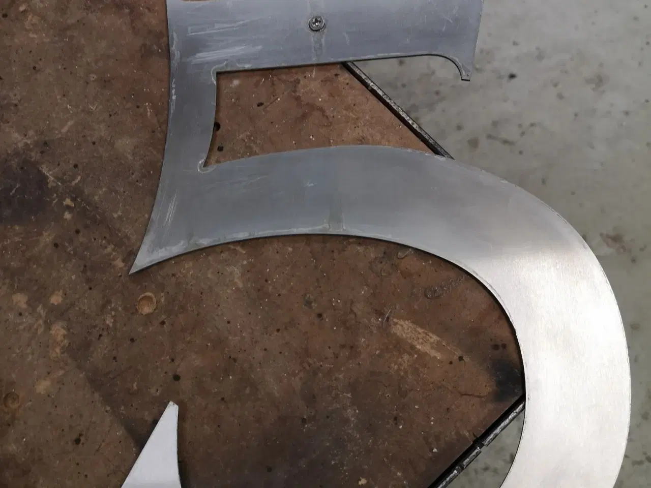 Billede 1 - Husnr i rustfri stål