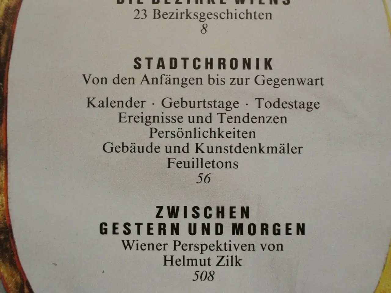 Billede 2 - stadtchronik wien - 2000 jahre in daten, dokumente