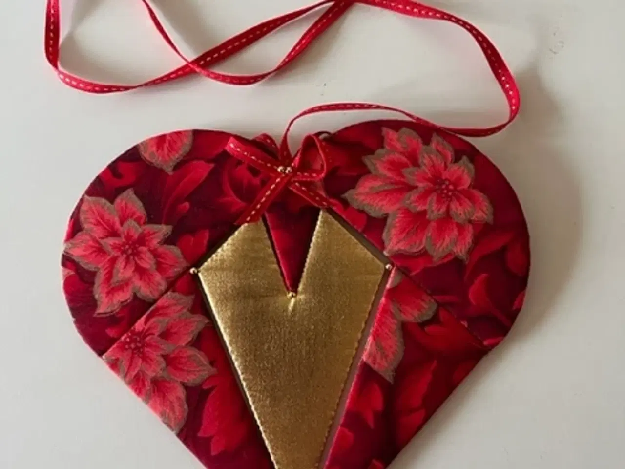 Billede 3 - Hjerte syet i patchwork