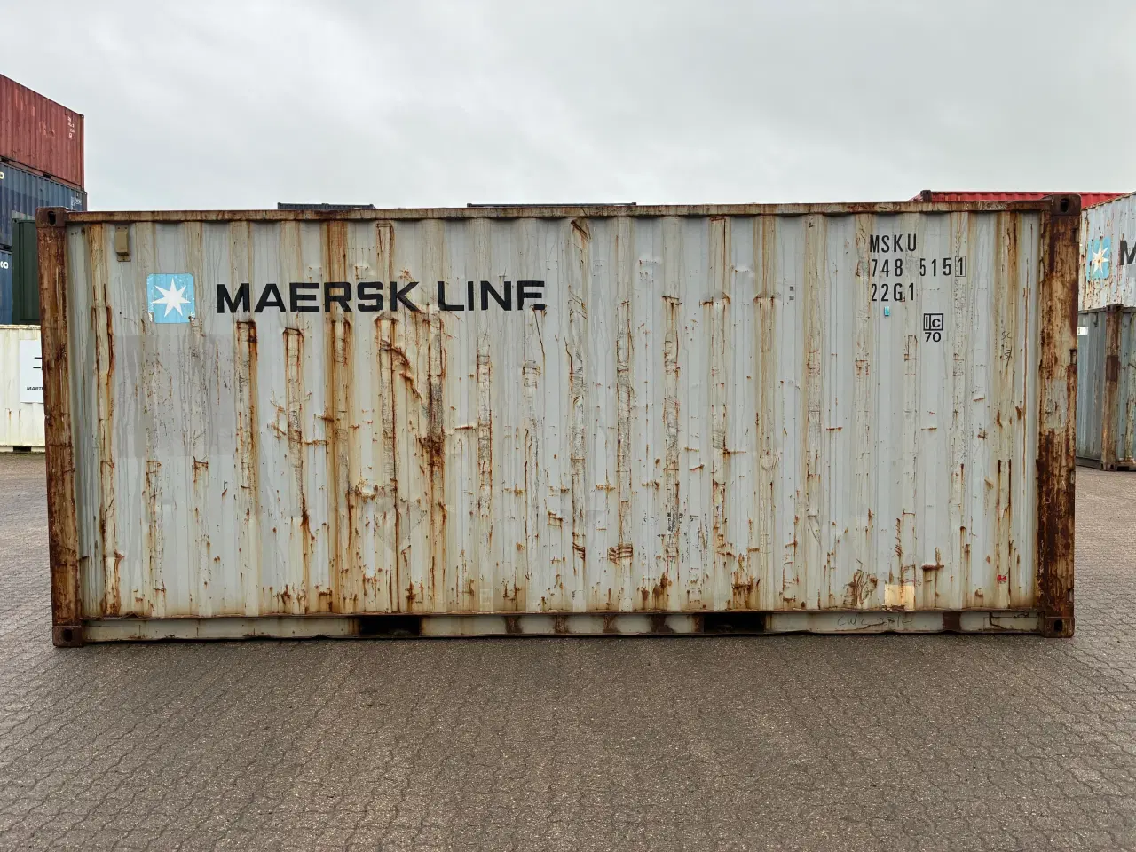 Billede 5 - 20 fods Container- ID: MSKU 748515-1