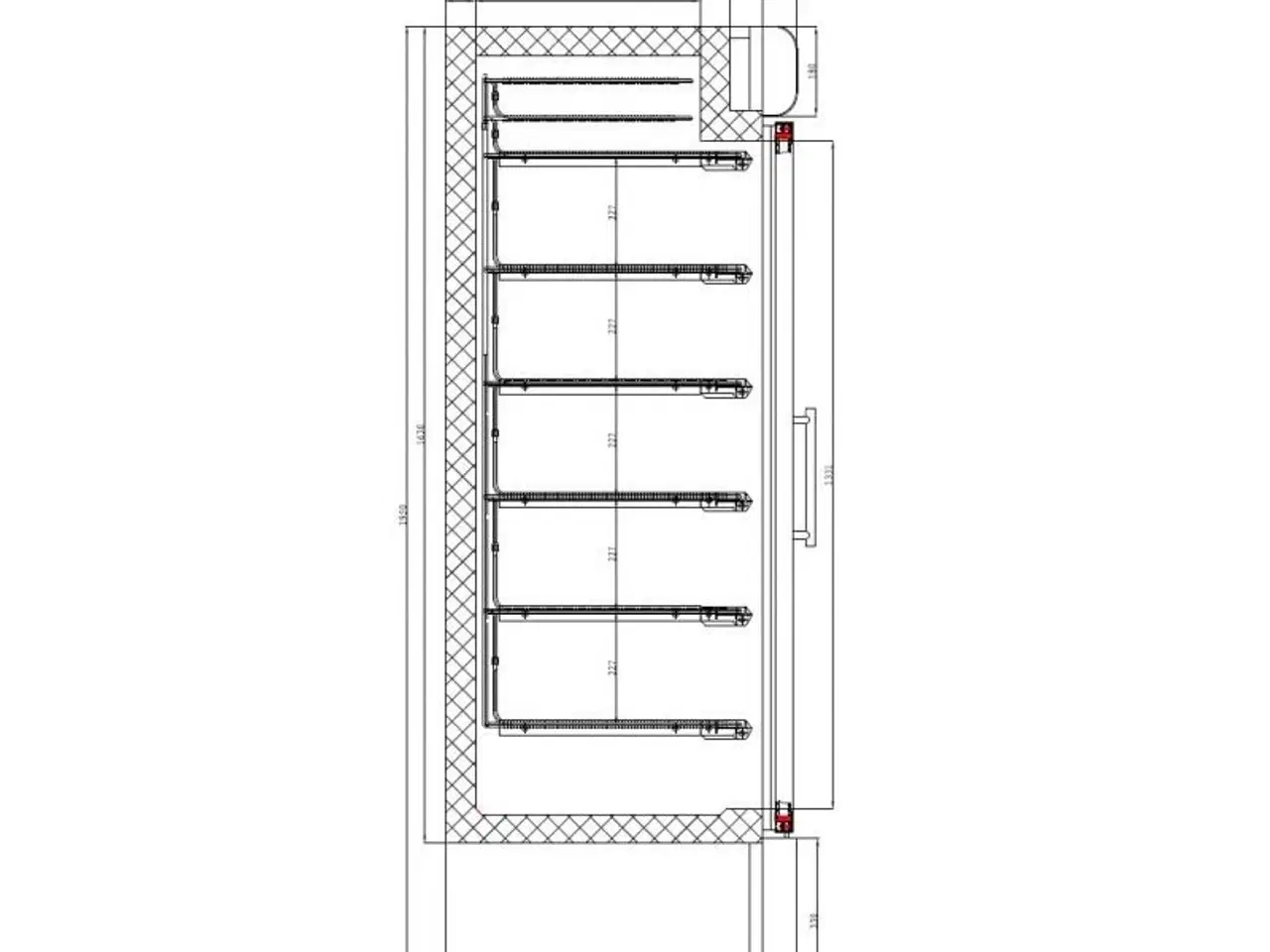 Billede 2 - Combisteel display fryseskab – hvid – 230 V