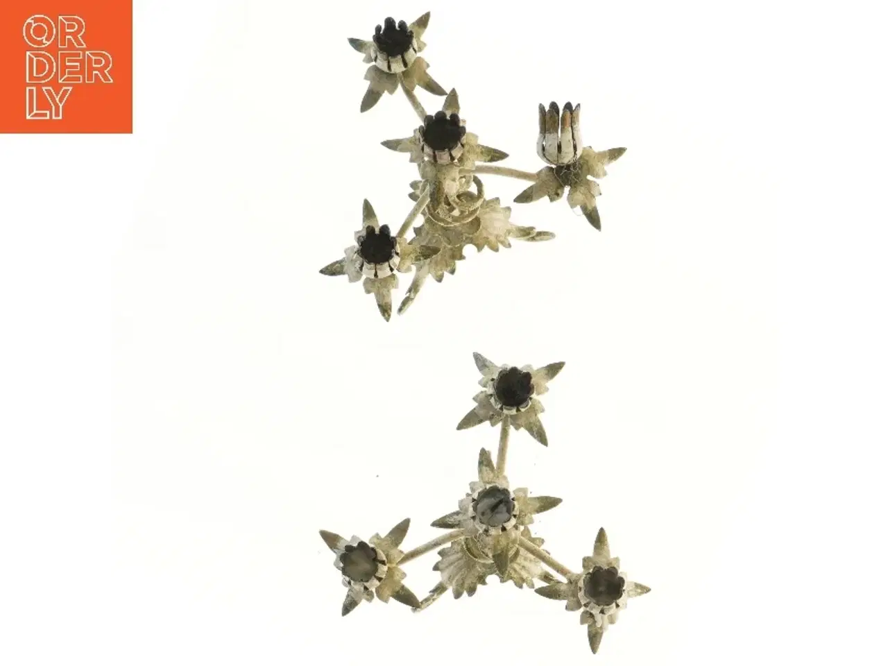 Billede 2 - Vintage lysestager (str. 30 cm)