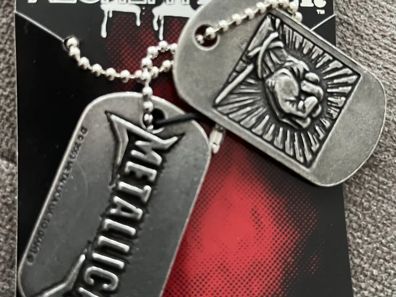 Billede 1 - Unisex “Metallica” dog tags med kæde