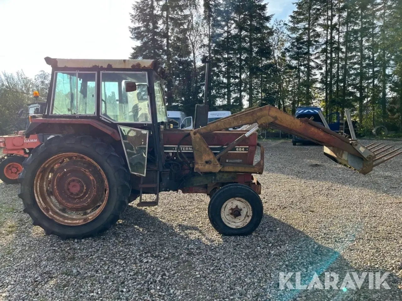 Billede 6 - Traktor International 684 med frontlæsser