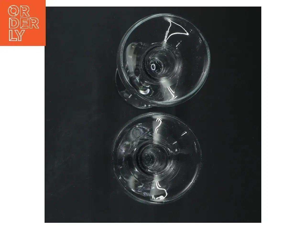 Billede 2 - Glas lysestager (str. 17 cm)