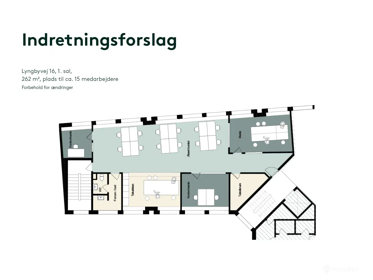 Billede 16 - Moderne kontorer på Østerbro få minutter fra Vibenshus Metro