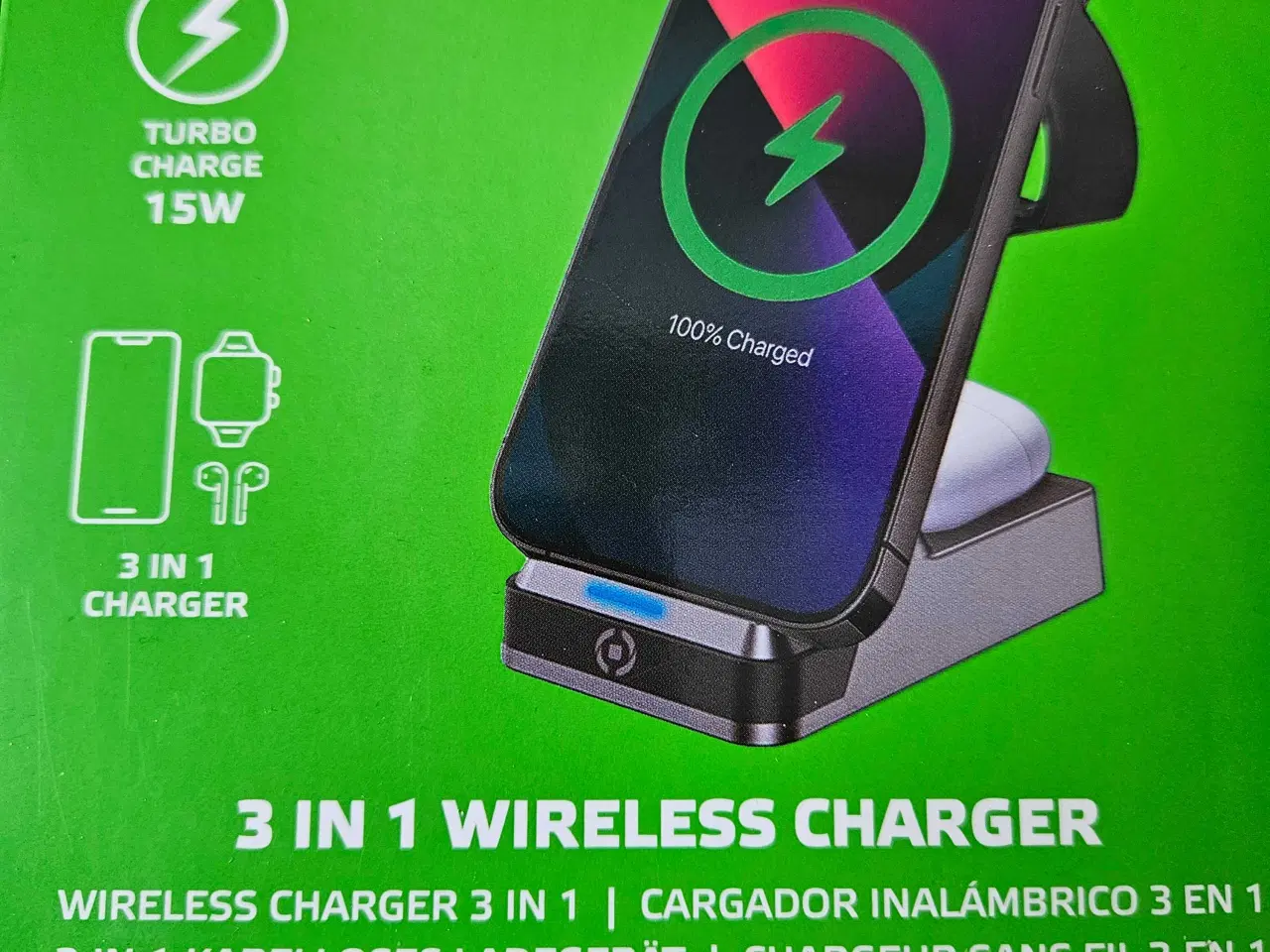 Billede 1 - Celly 3 in 1 Wireless Charger