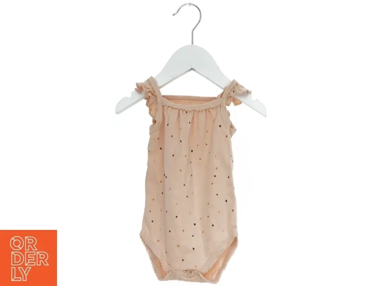 Billede 1 - Lyserød bodystocking med triangulært mønster fra Petit (str. 74)
