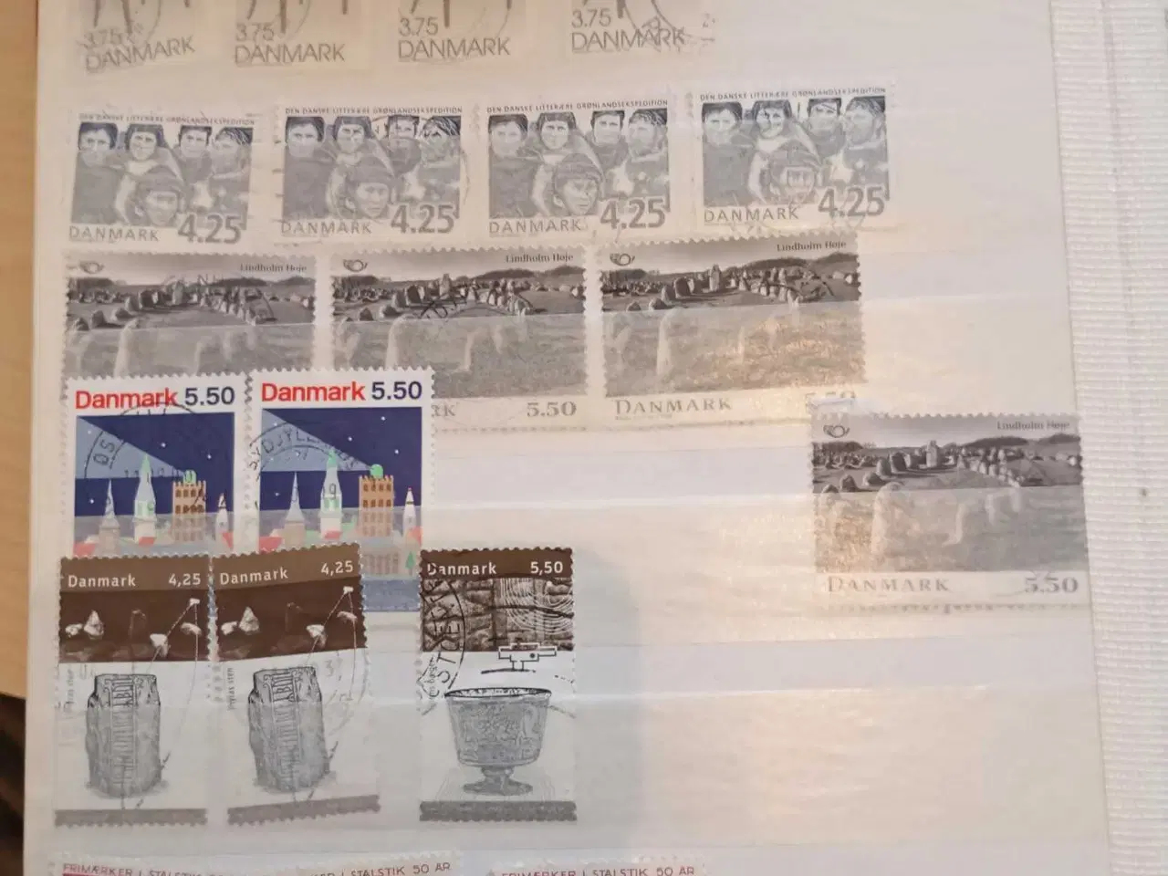 Billede 29 - indstiksbog med danske frimærker 