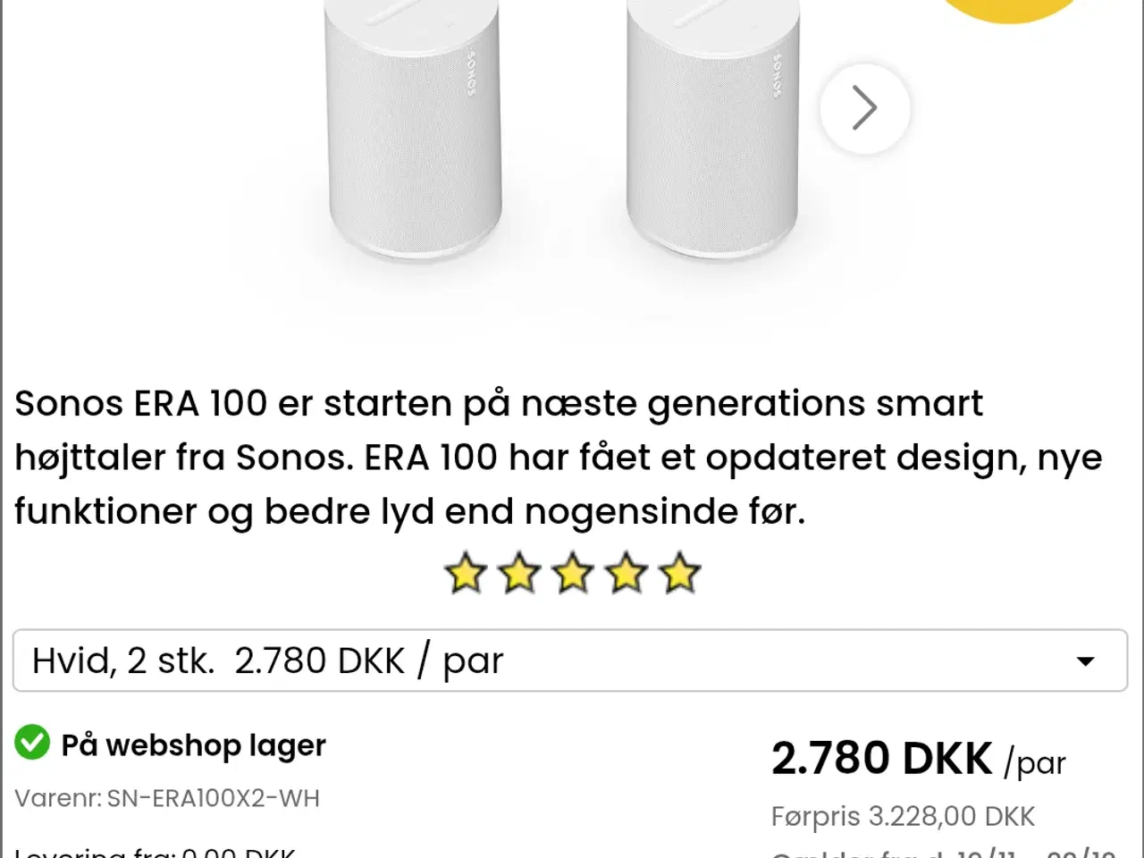 Billede 1 - Sonos era 100