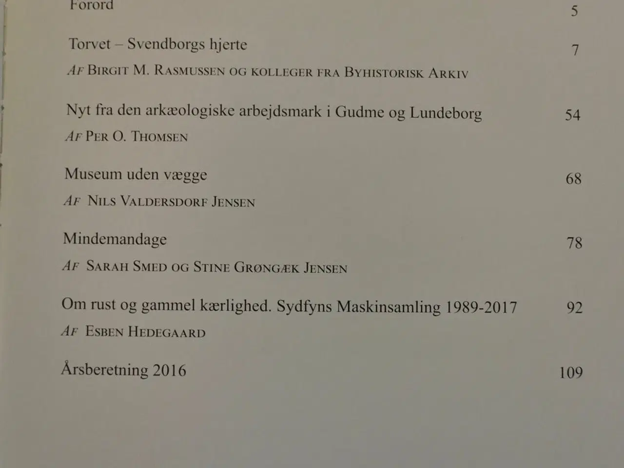 Billede 2 - svendborg museum årbog 2016, red. af esben hedegaa