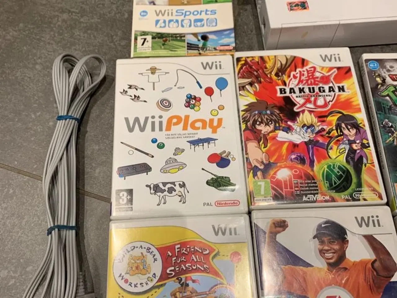 Billede 5 - Wii konsol med 7 spil