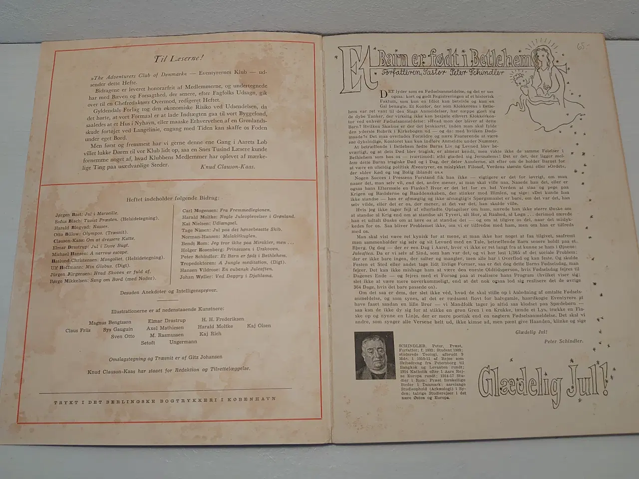 Billede 6 - Knud Clauson-Kaas:Eventyrene fortæller, julen 1945