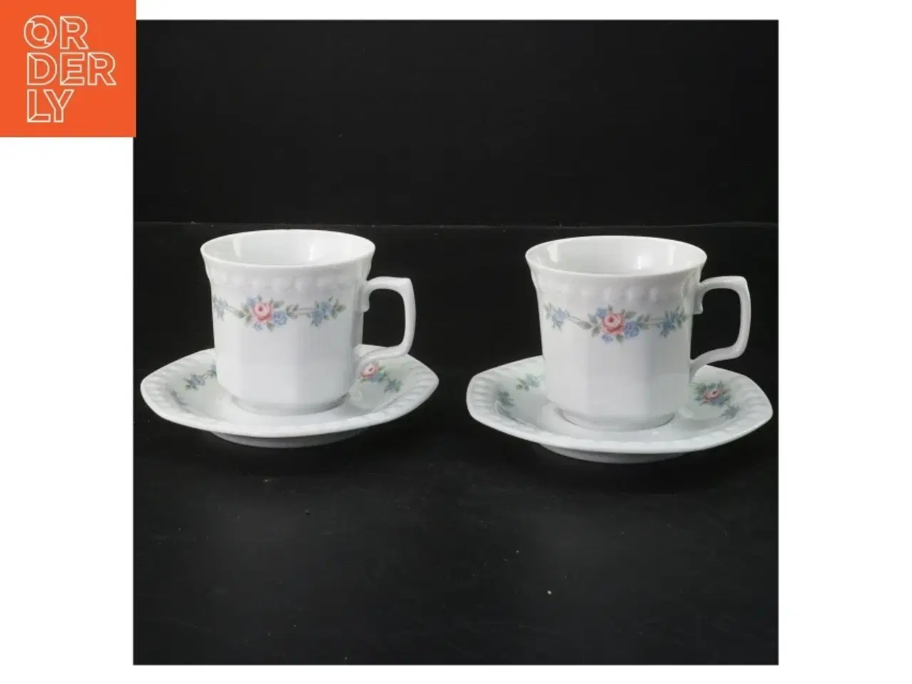 Billede 1 - Kaffekop sæt med underkop (str. Ø 12,5&7x9 cm)