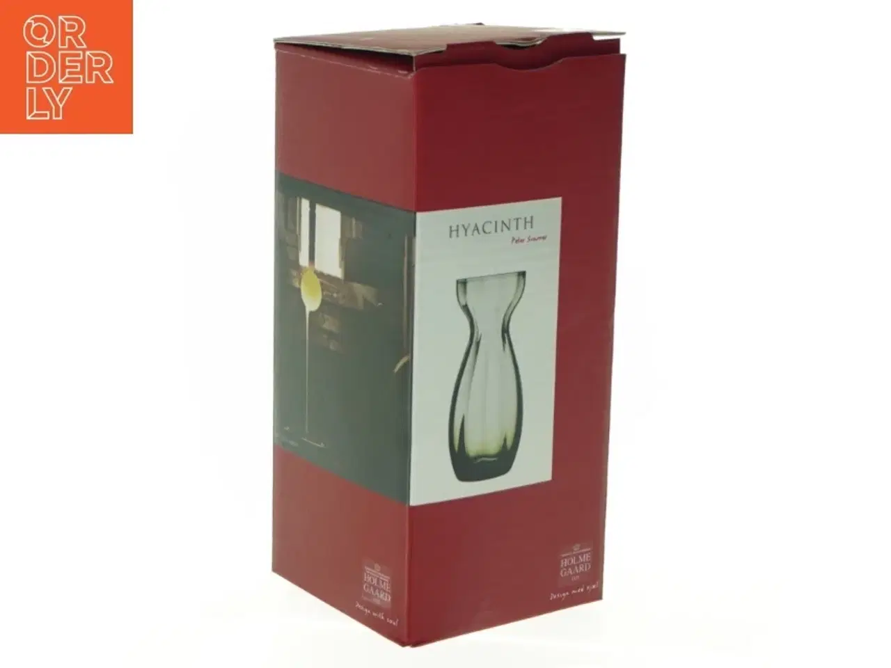 Billede 3 - Holmegaard Hyacinth-vase fra Holmegaard (str. H. 18 cm. ø. 7,5 cm)