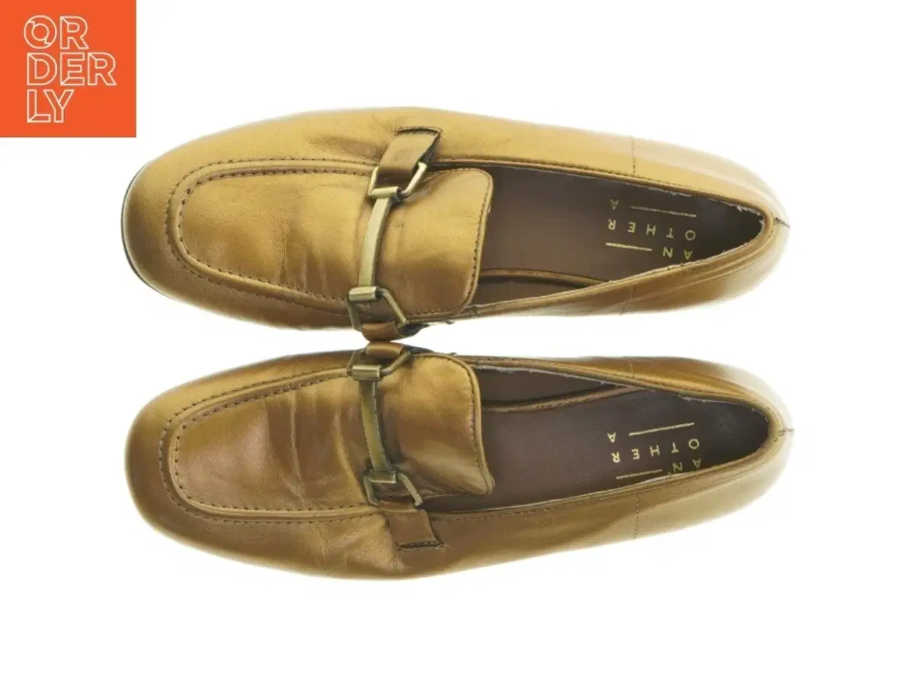 Billede 5 - Brune lædersko med spænder fra Another (str. 39 )