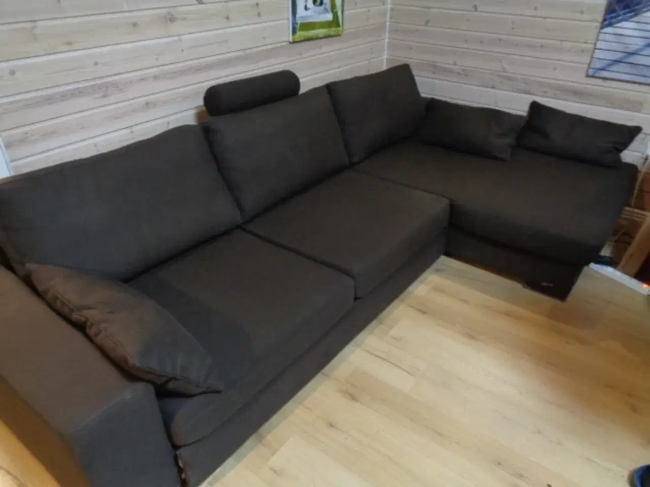 Billede 1 - Sovesofa med chaiselong