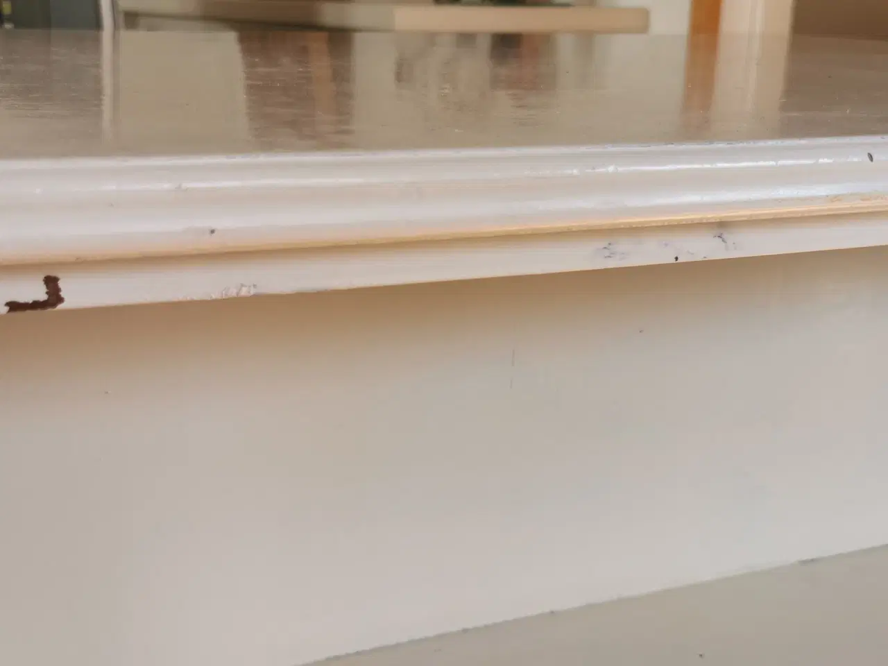 Billede 6 - Sjovt gammelt skrivebord med hylde på bagsiden