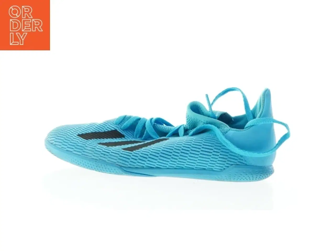 Billede 4 - Blå indendørs fodboldsko fra Adidas (str. 36 og 2 tredjedele)
