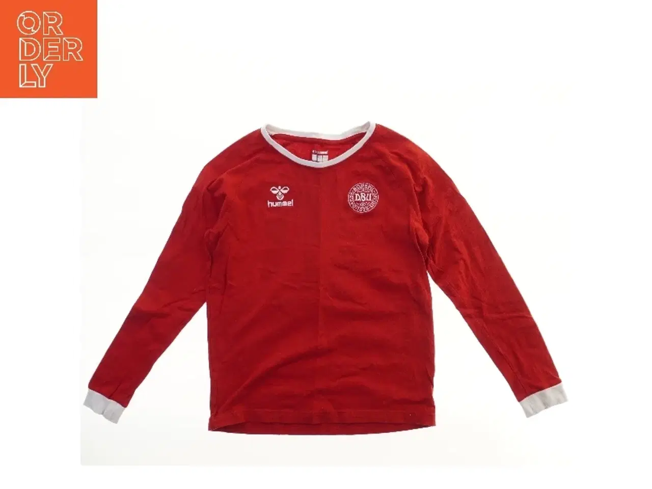 Billede 1 - Rød langærmet fodboldtrøje fra Hummel (str. 164)
