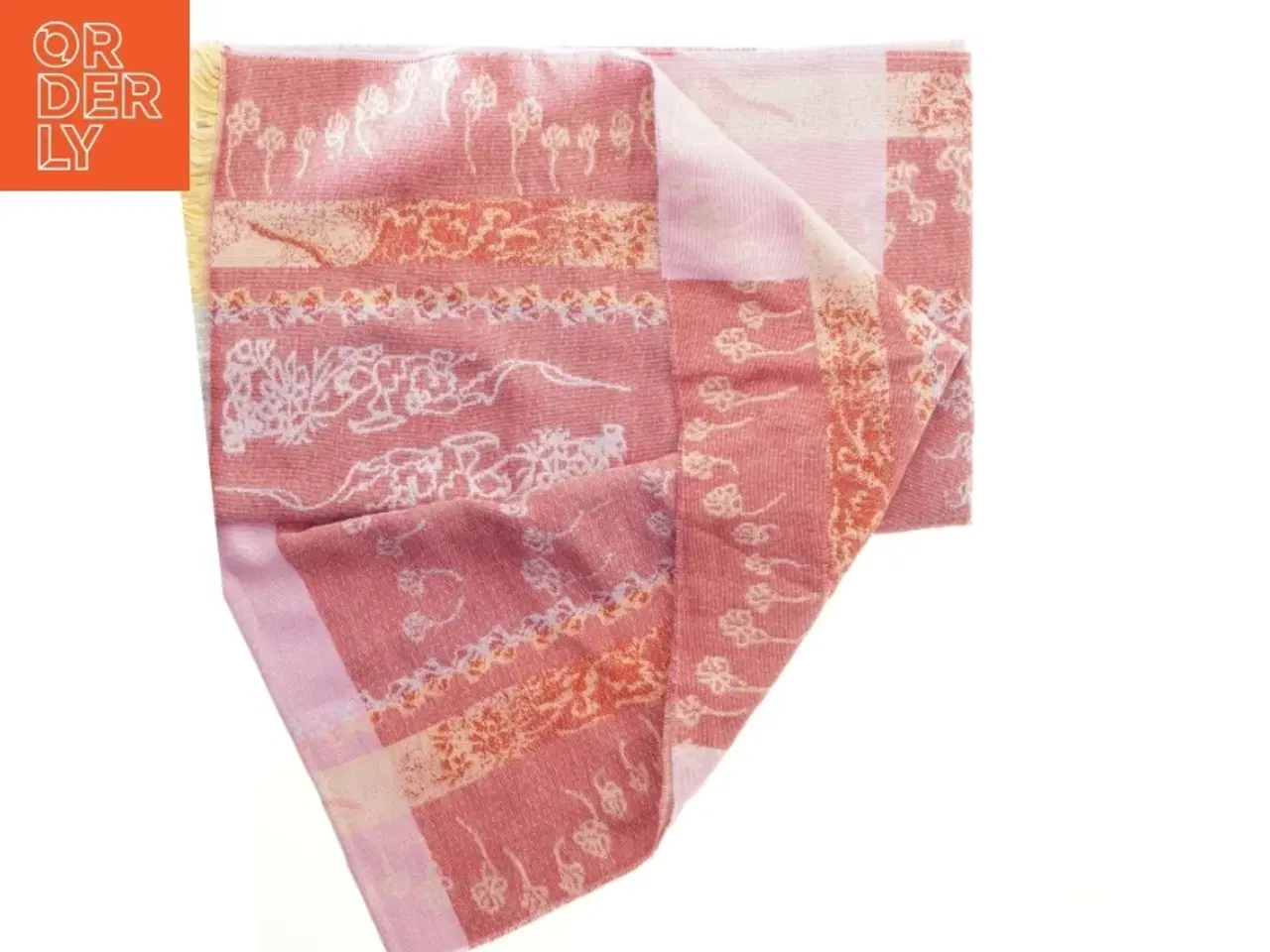 Billede 4 - Tørklæde med mønster (str. 60x194 cm)